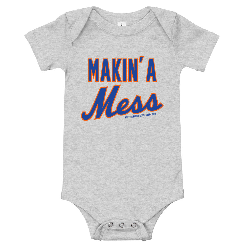 Mets Fantastic Baseball Creeper Set – babyfans