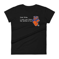 Blue & Orange Heart - Women's T-shirt