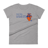 Blue & Orange Heart - Women's T-shirt