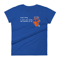 Blue & Orange Heart - Women's T-shirt