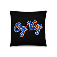 Oy Vey (Black) - Throw Pillow